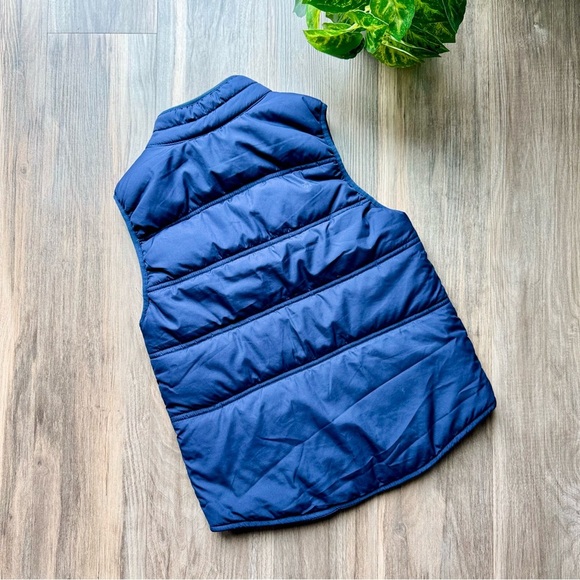 League: 036-L Athletic Department Quilted Puffer Vest - Navy Blue Boys - Picture 9 of 9